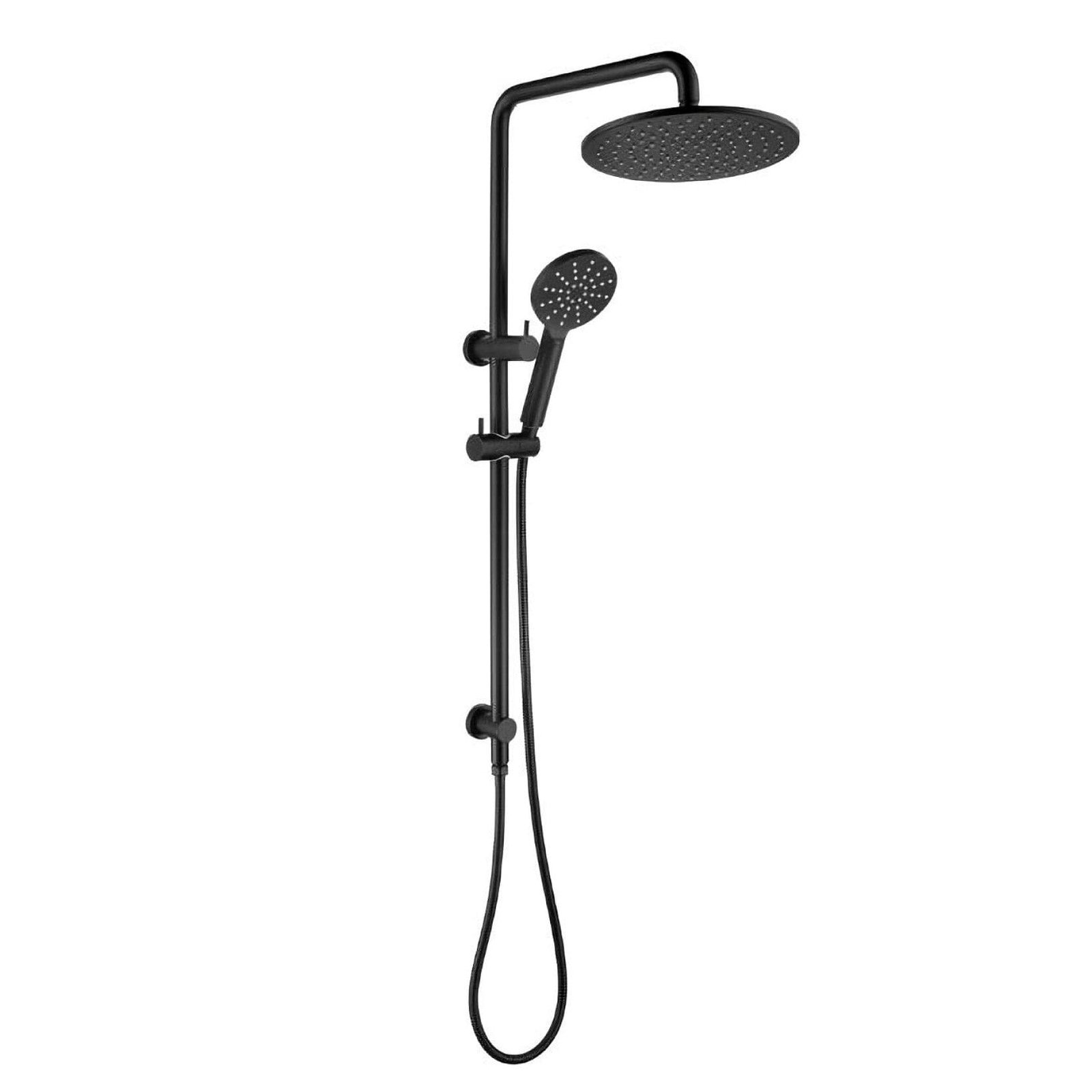 CLIO 2 in 1 Double Rain Shower Set Matte Black