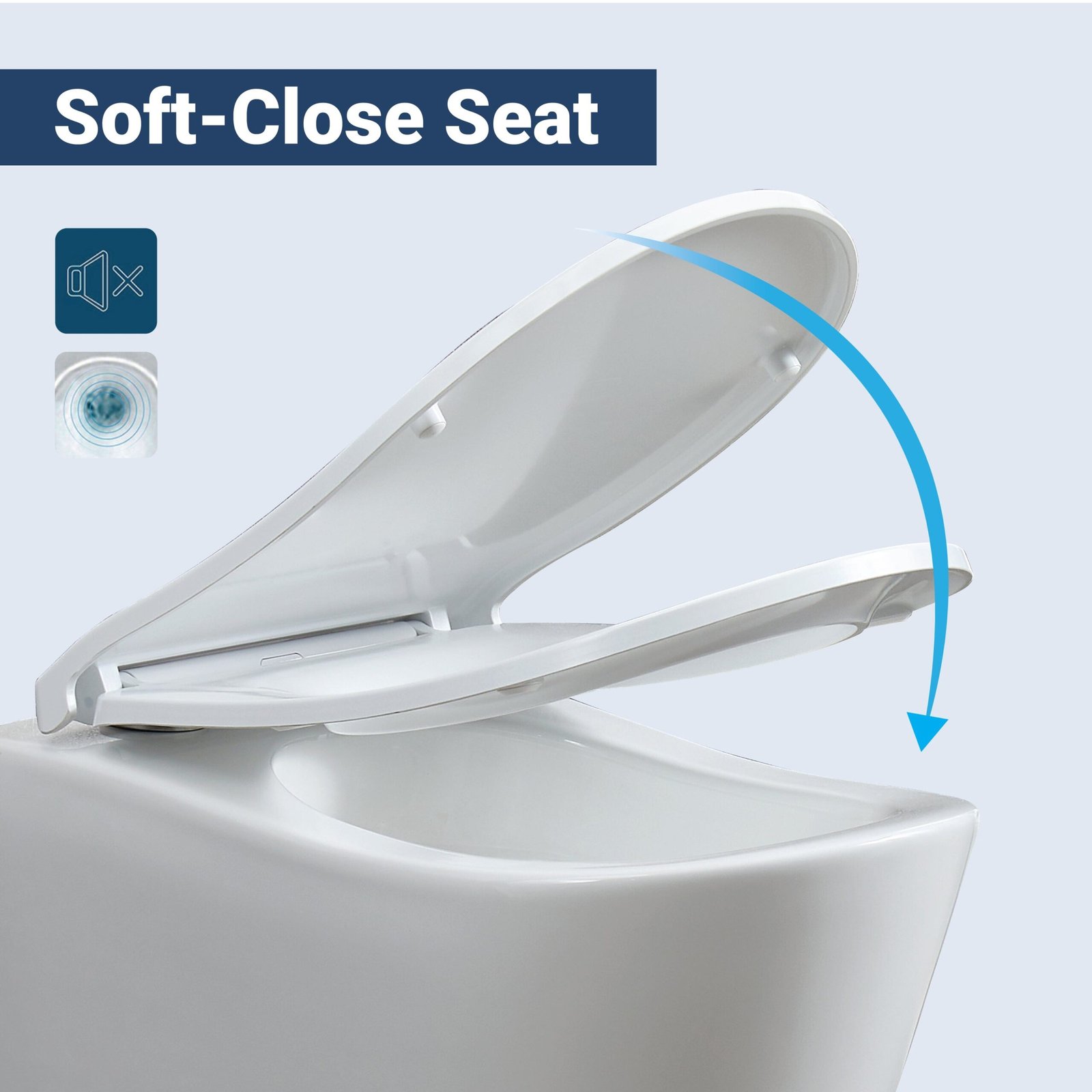 ErgoFlow Edge52 Rimless Tornado Wall Hung Toilet Pan - Image 10
