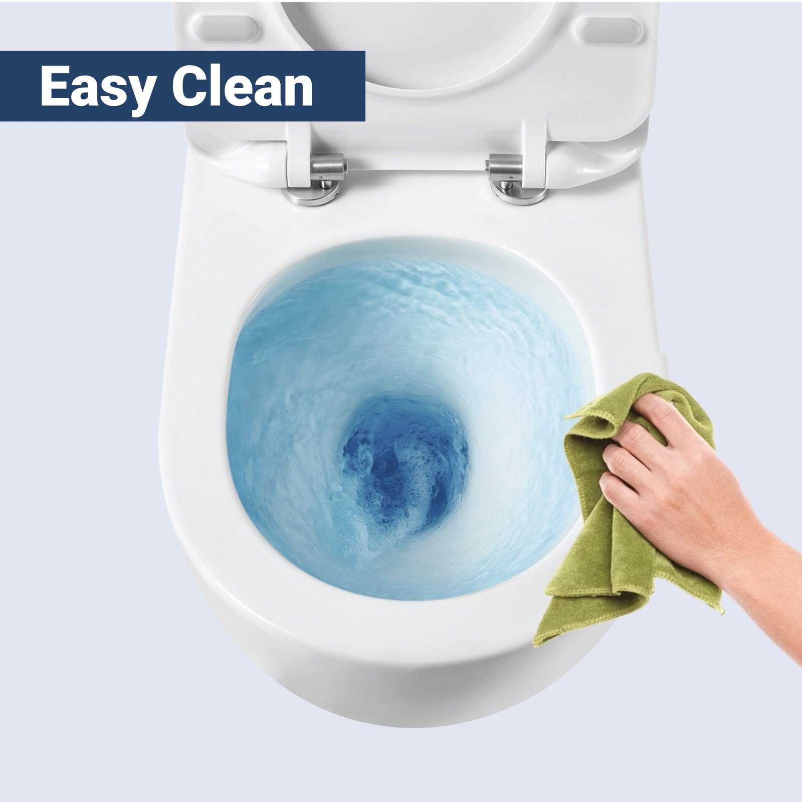ErgoFlow Edge52 Rimless Tornado Wall Hung Toilet Pan - Image 9