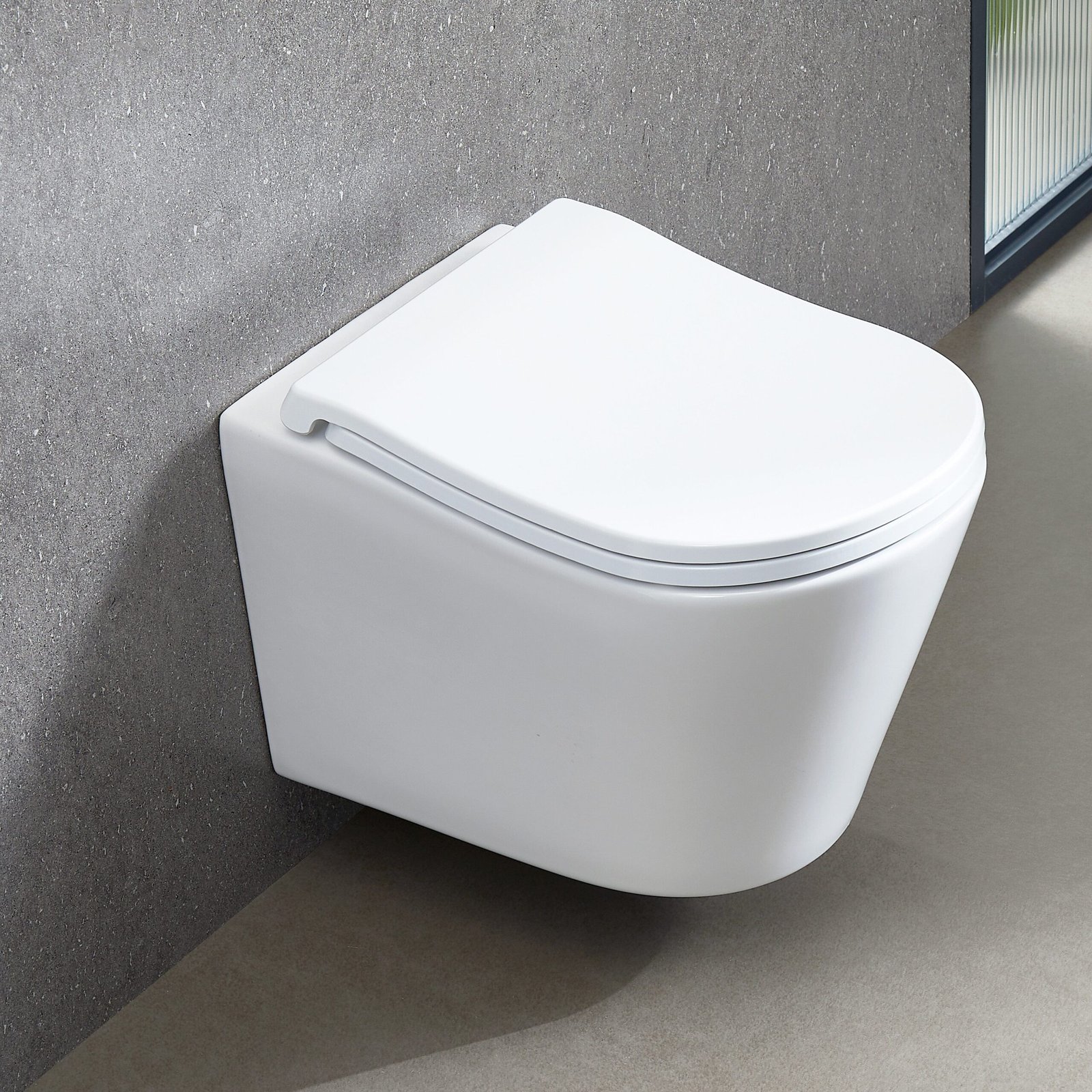 ErgoFlow Edge52 Rimless Tornado Wall Hung Toilet Pan - Image 6