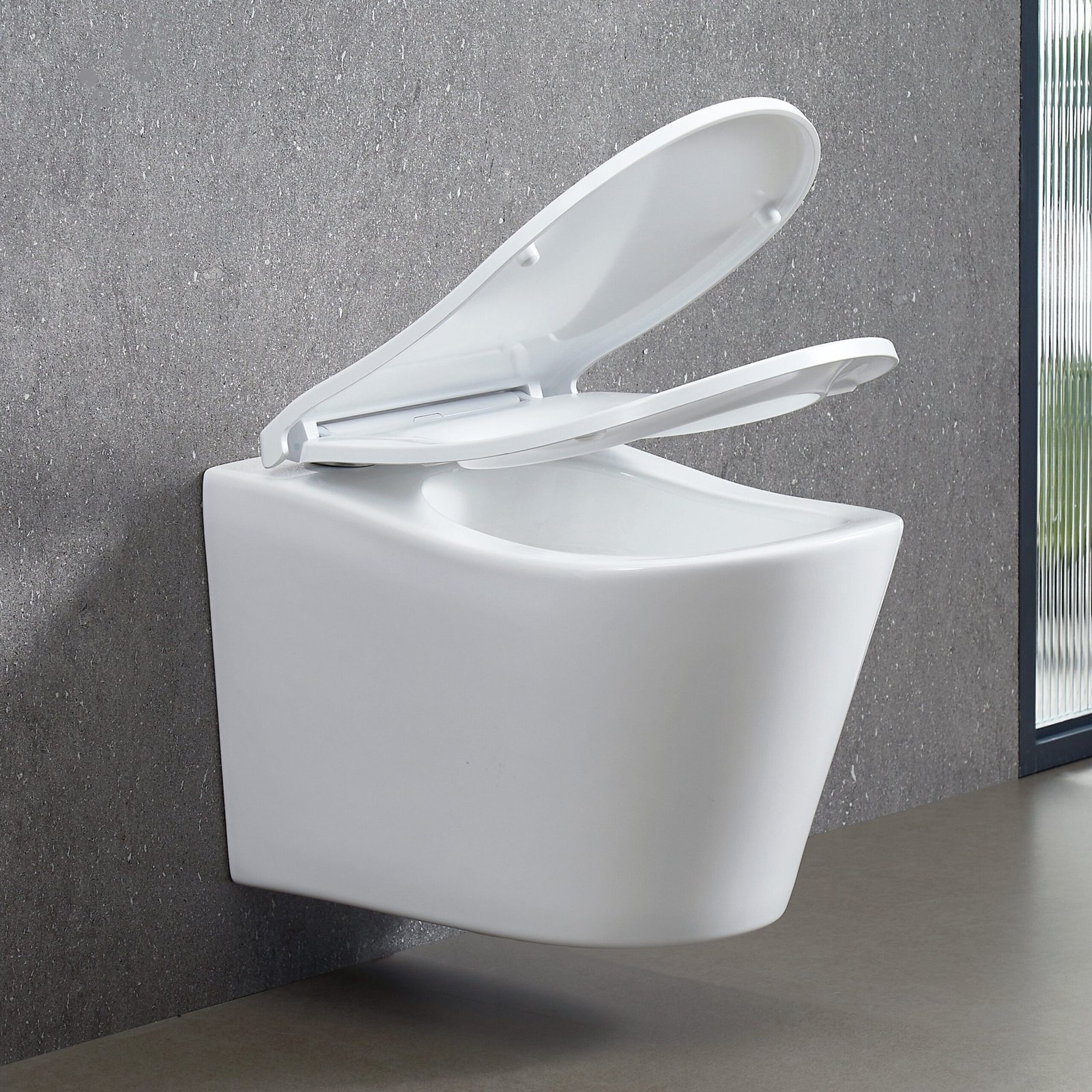 ErgoFlow Edge52 Rimless Tornado Wall Hung Toilet Pan - Image 4