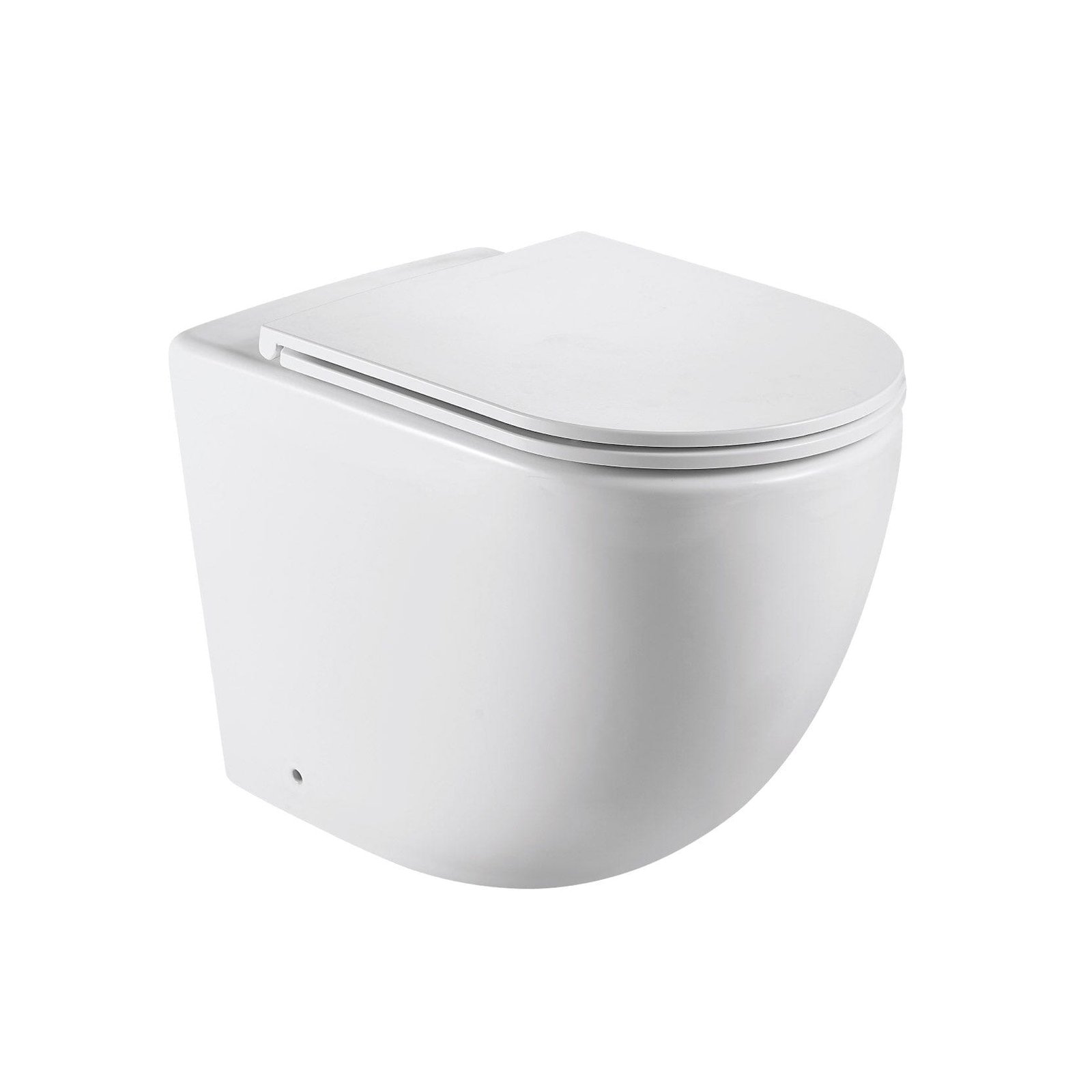 Max57 Rimless Tornado Floor Mount Toilet Pan - Image 3
