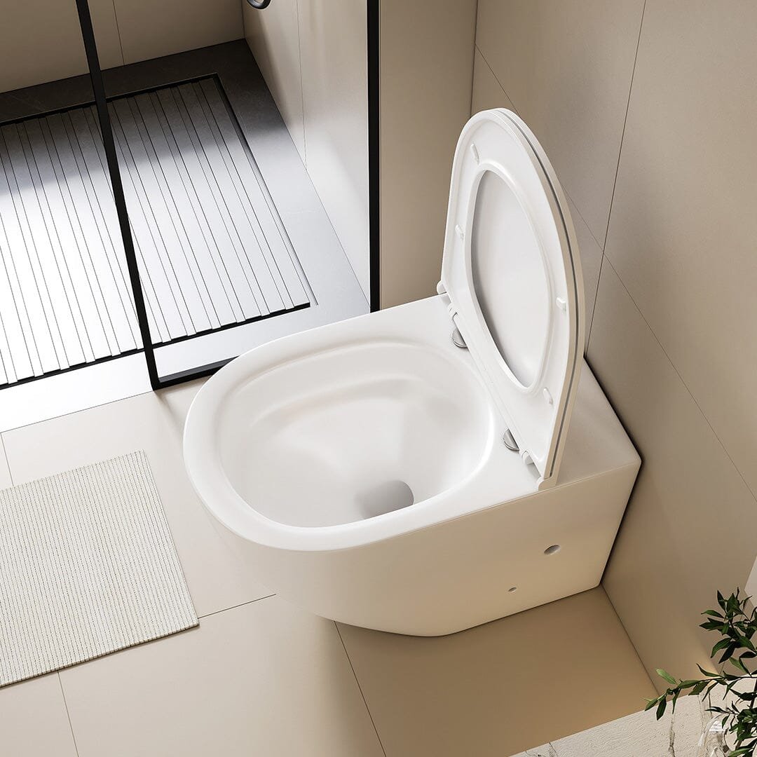 Max57 Rimless Tornado Toilet Pan Packaging - Geberit Sigma 8 Cistern & Square Button - Image 3