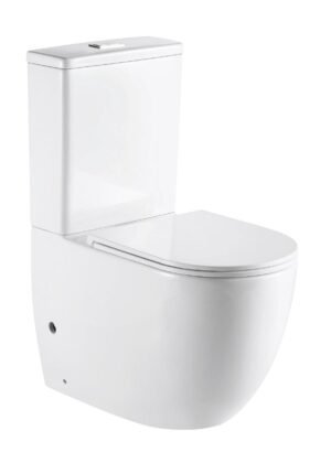 Max63 Rimless Tornado Compact Back to Wall Toilet