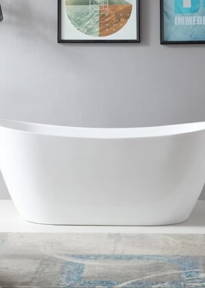 Serene 1500mm Freestanding Bathtub Gloss White