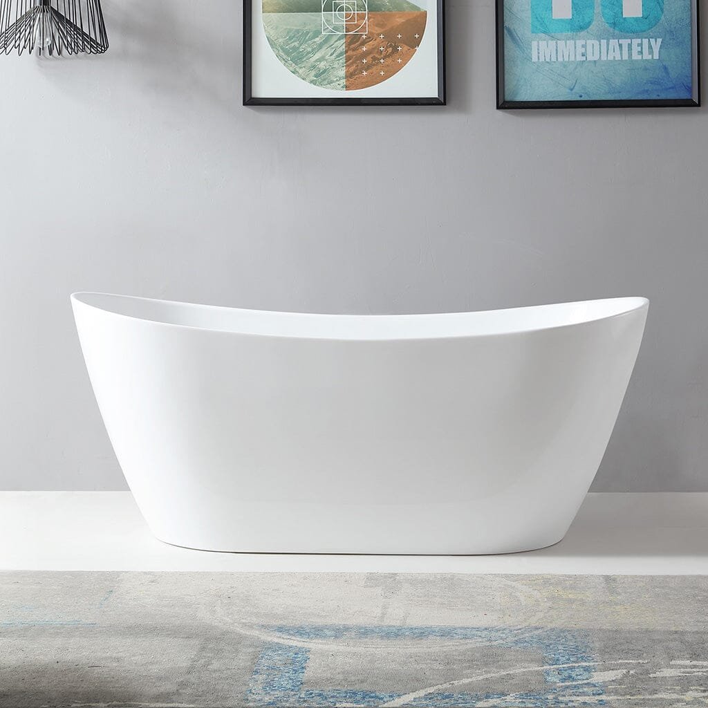 Serene 1500mm Freestanding Bathtub Gloss White