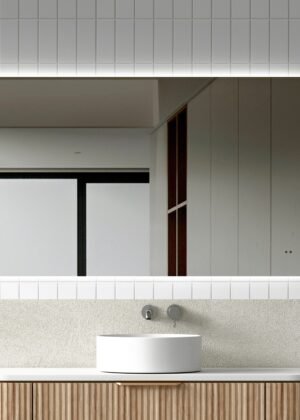 Sol Frameless 1200mmx700mm Anti-Fog Dimmable Touchless Led Bathroom Mirror Rectangular